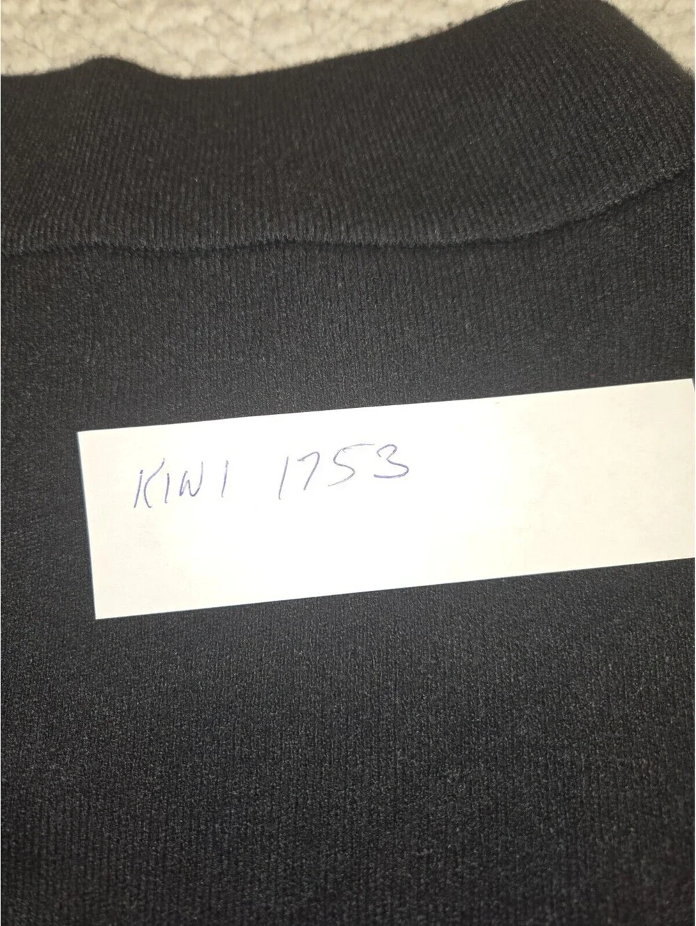 Fate NWT Black Mock Neck Pullover Sweater 3/4 Sleeve Sz S Viscose Blend Basic